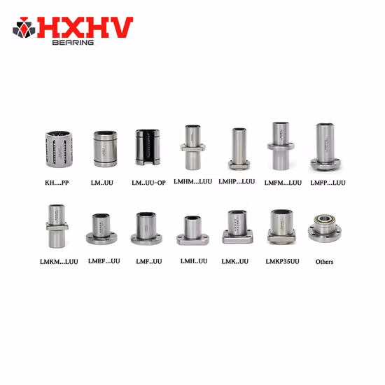 New arrival HXVH lm6uu lm8uu lm10uu lm12uu lm16uu lm20uu lm25uu lm30uu lm12luu 12mm cheap slide motion guiding system ball bushings bush sleeve linear bearing